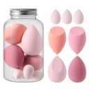 Jar Beauty Blender Sponge Set (4 Big + 2 Small) – Latex-Free Teardrop Face Makeup Puffs 1