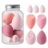Jar Beauty Blender Sponge Set (4 Big + 2 Small) – Latex-Free Teardrop Face Makeup Puffs