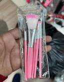 Makeup Brush Set (5 PCS) – Pink Face Makeup Brushes with Soft Synthetic Bristles 1