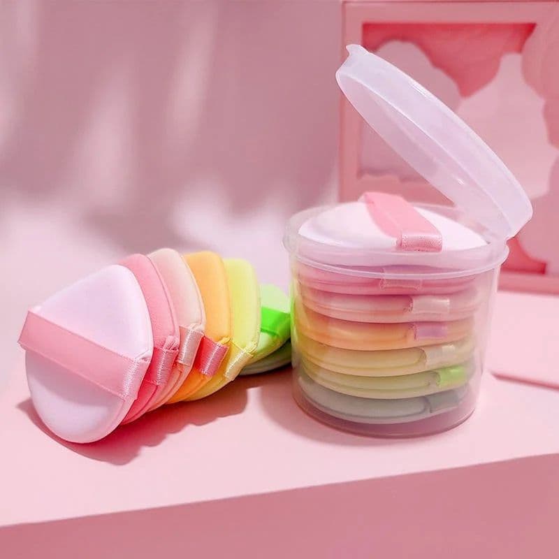 Large Round Makeup Sponge Puff – Soft Latex-Free Powder - View 1