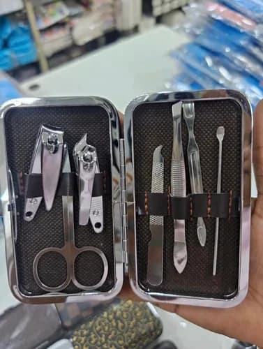 Mini Manicure Kit – 7-Piece Stainless Steel Nail Care Set - View 1