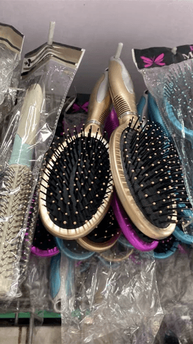Cushioned Hair Brush for Men & Women – Nylon Bristles - View 1