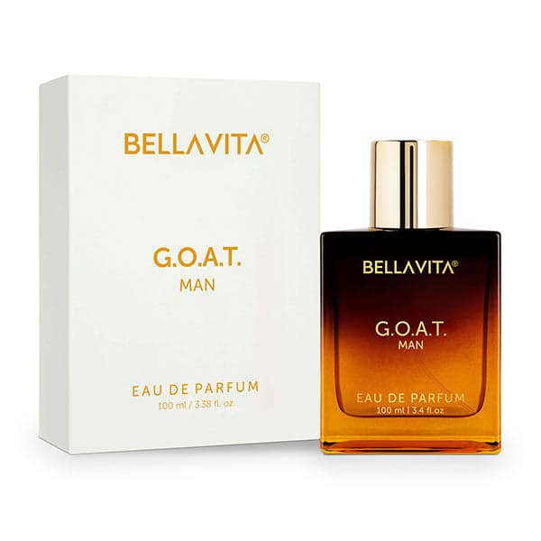 Bella Vita Luxury G.O.A.T Eau De Parfum 100ml for Men | Long Lasting Premium Perfume | Bergamot, Patchouli & Vetiver | Spicy Citrus Woody Musky Fragrance | Buy in Bulk on Bulkdoor