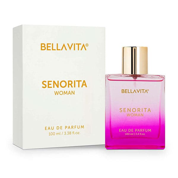 Bella Vita Luxury Senorita Eau De Parfum 100ml for Women | Long Lasting Fresh Fruity Floral Perfume | Yuzu, Lotus, Magnolia & Musk | Buy in Bulk on Bulkdoor